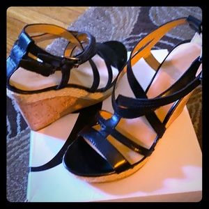 Strapped Wedge Sandals